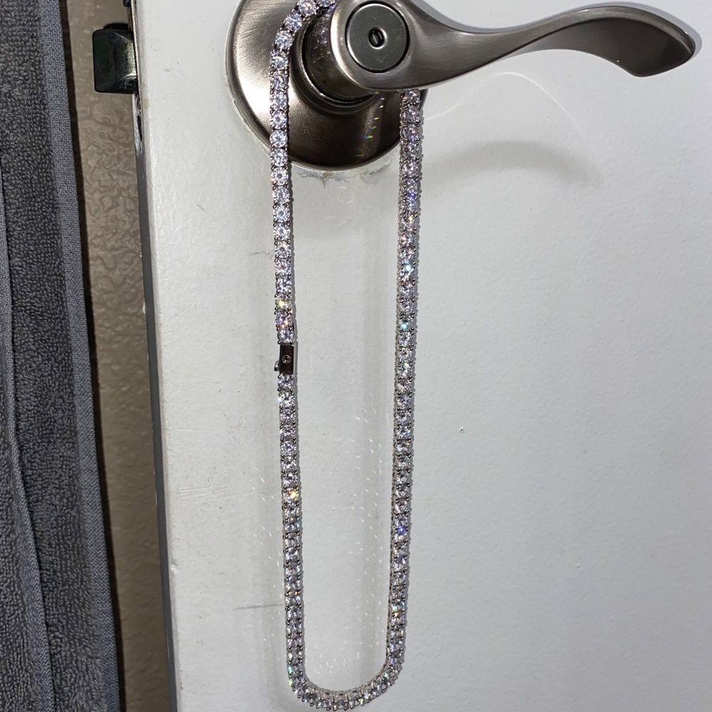 Cernucci Tennis Chain (20 inches/White Gold)